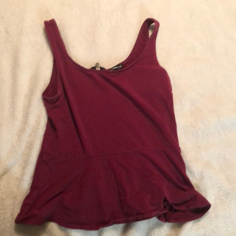 Red tank top